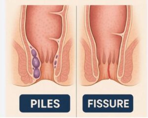 पोतो (Fistula / Anal Fistula) र पायल्स (Piles / Hemorrhoids)/ फिसर Fissure