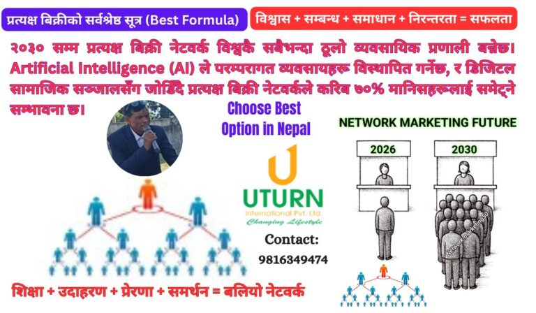 प्रत्यक्ष बिक्रीको सर्वश्रेष्ठ सूत्र: विश्वास + सम्बन्ध + समाधान + निरन्तरता = सफलता